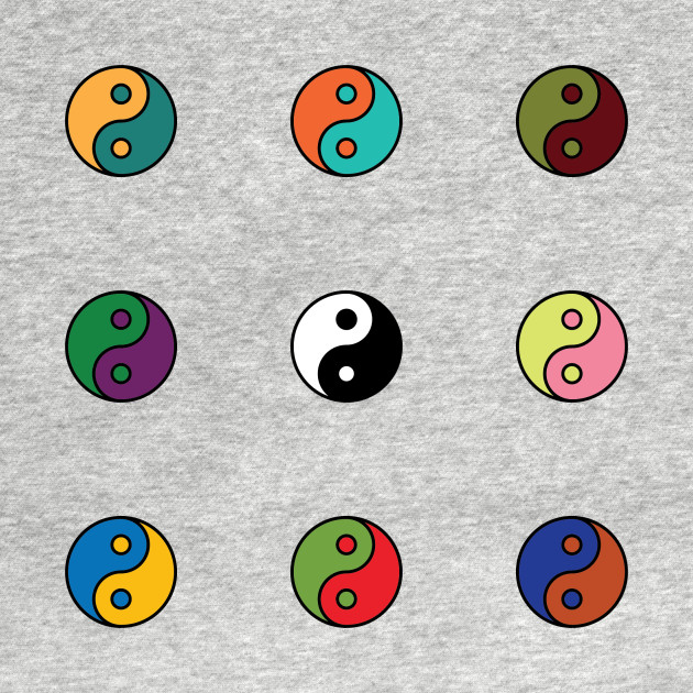 The Colors of Yin - Yang - Yin Yang - Kids T-Shirt | TeePublic